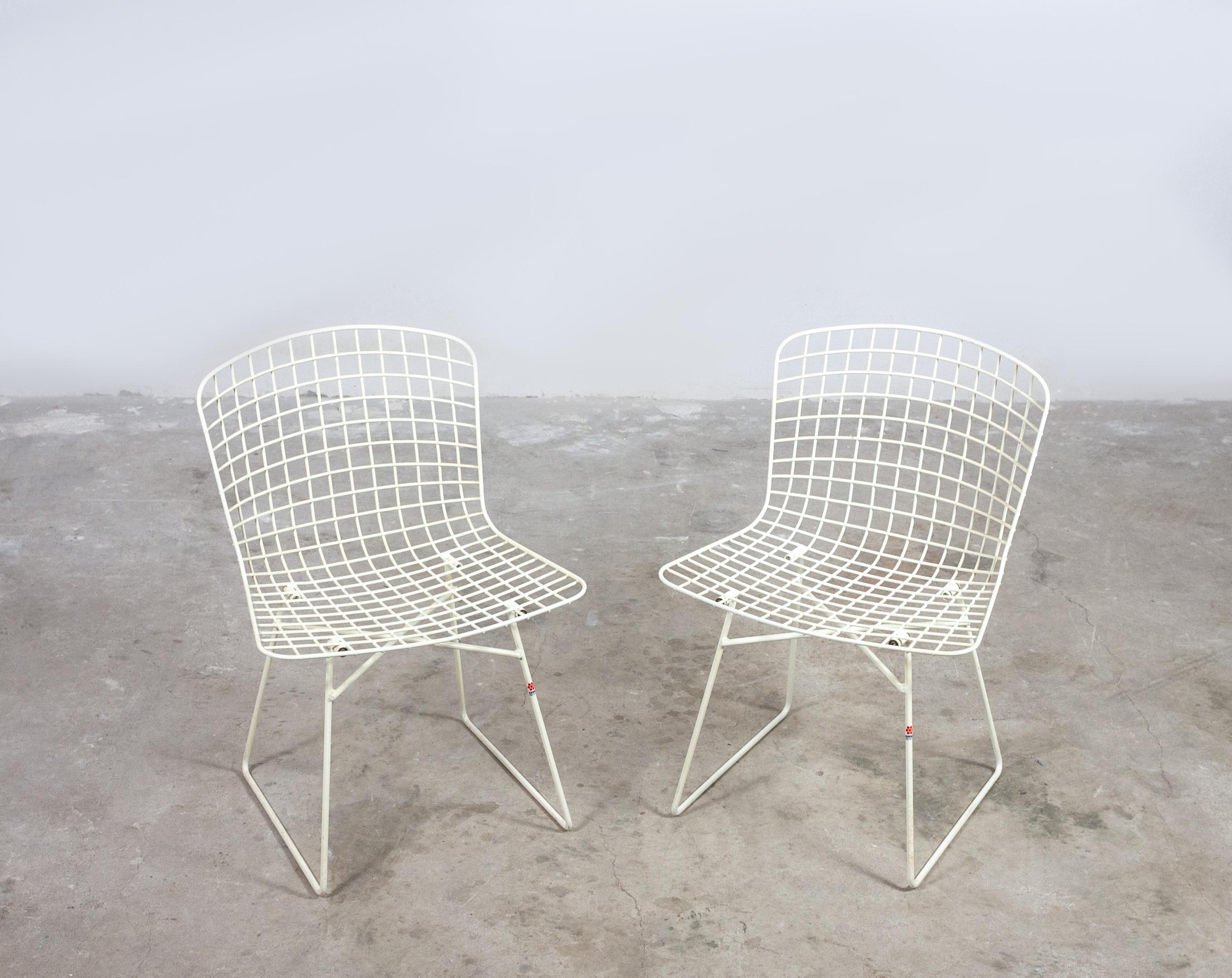 Emu Italy Two Metal Wire Chairs 3