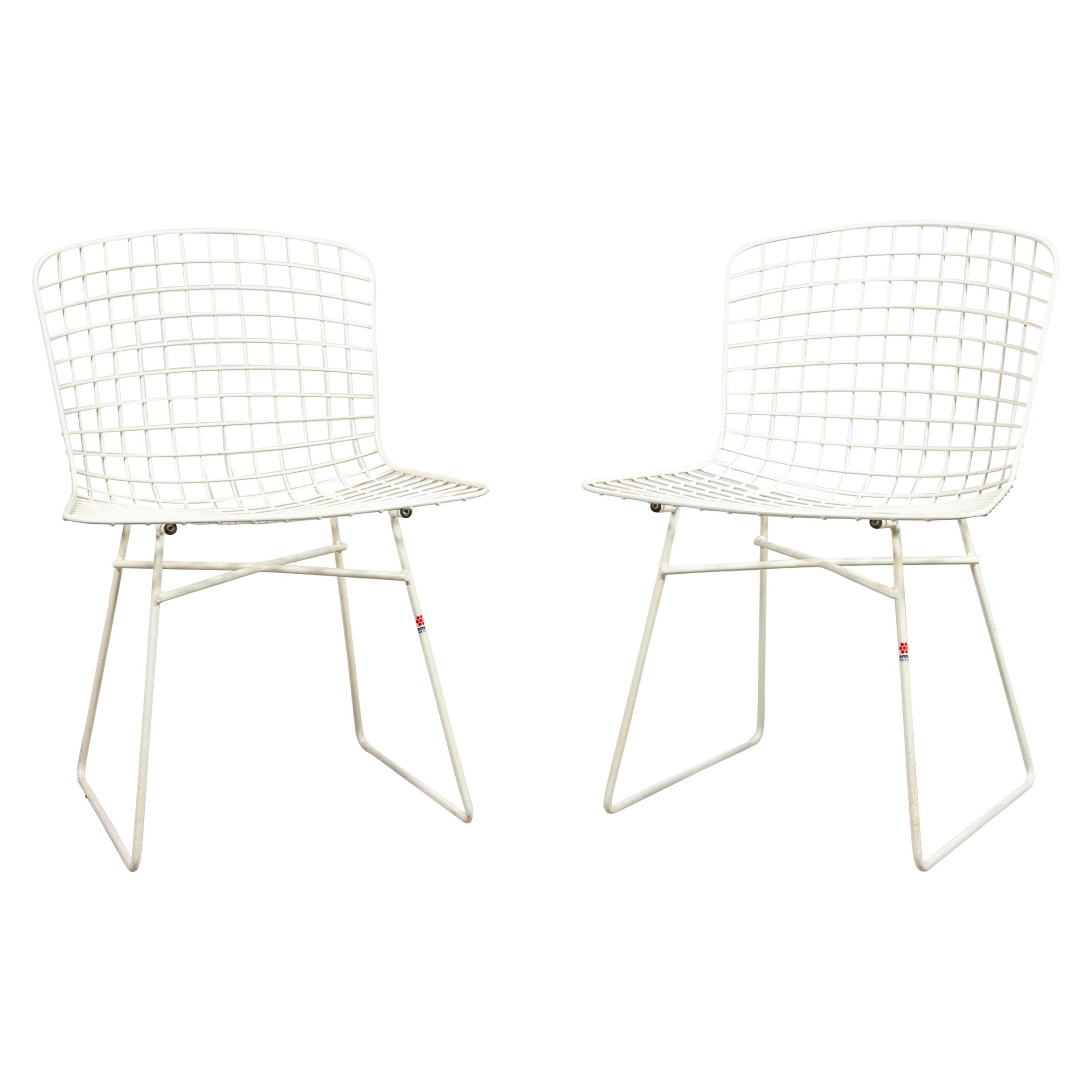 Emu Italy Two Metal Wire Chairs