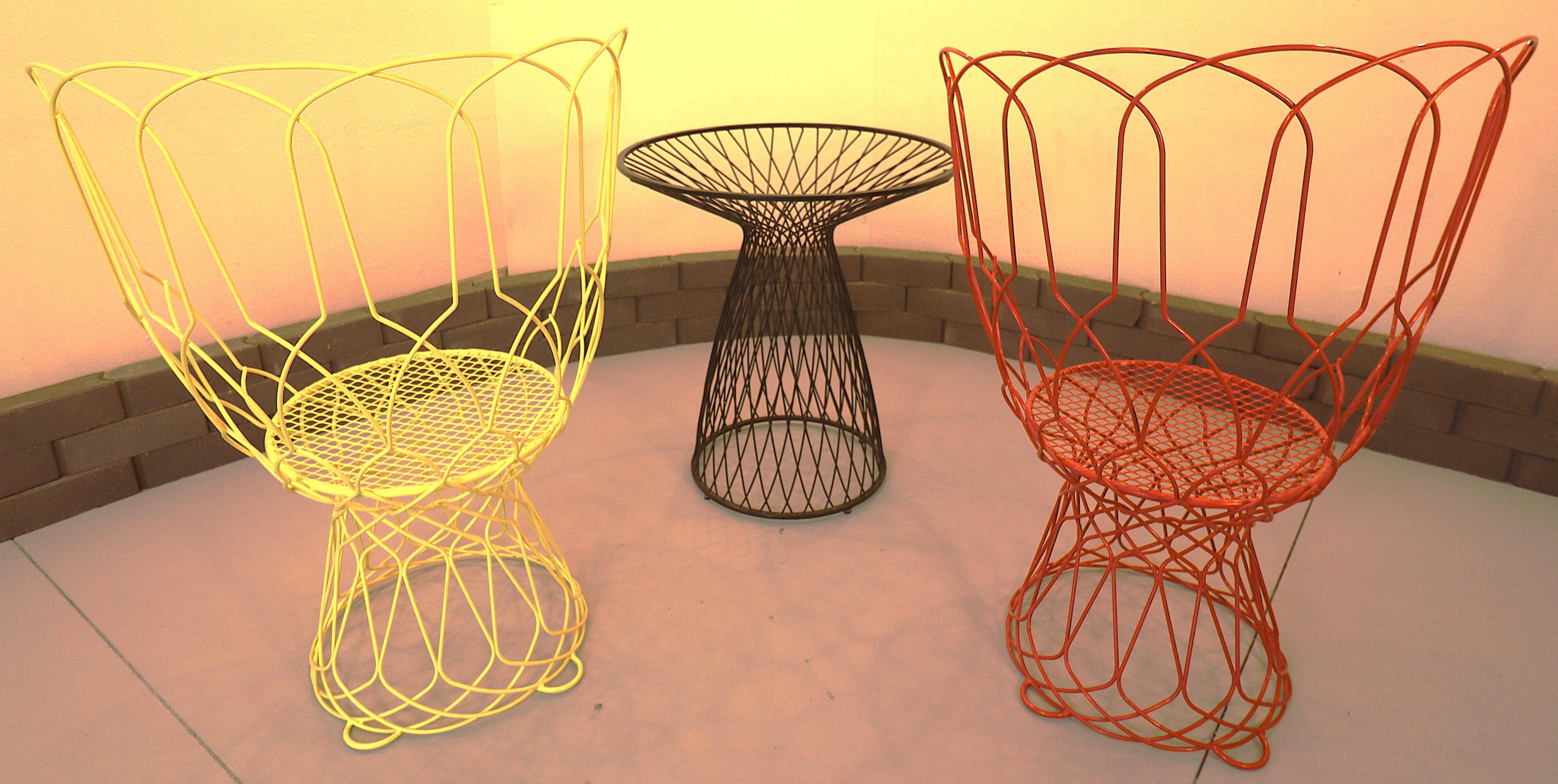 Emu Re-trouvé Collection by Patricia Urquiola Two Chairs and Table For Sale 4