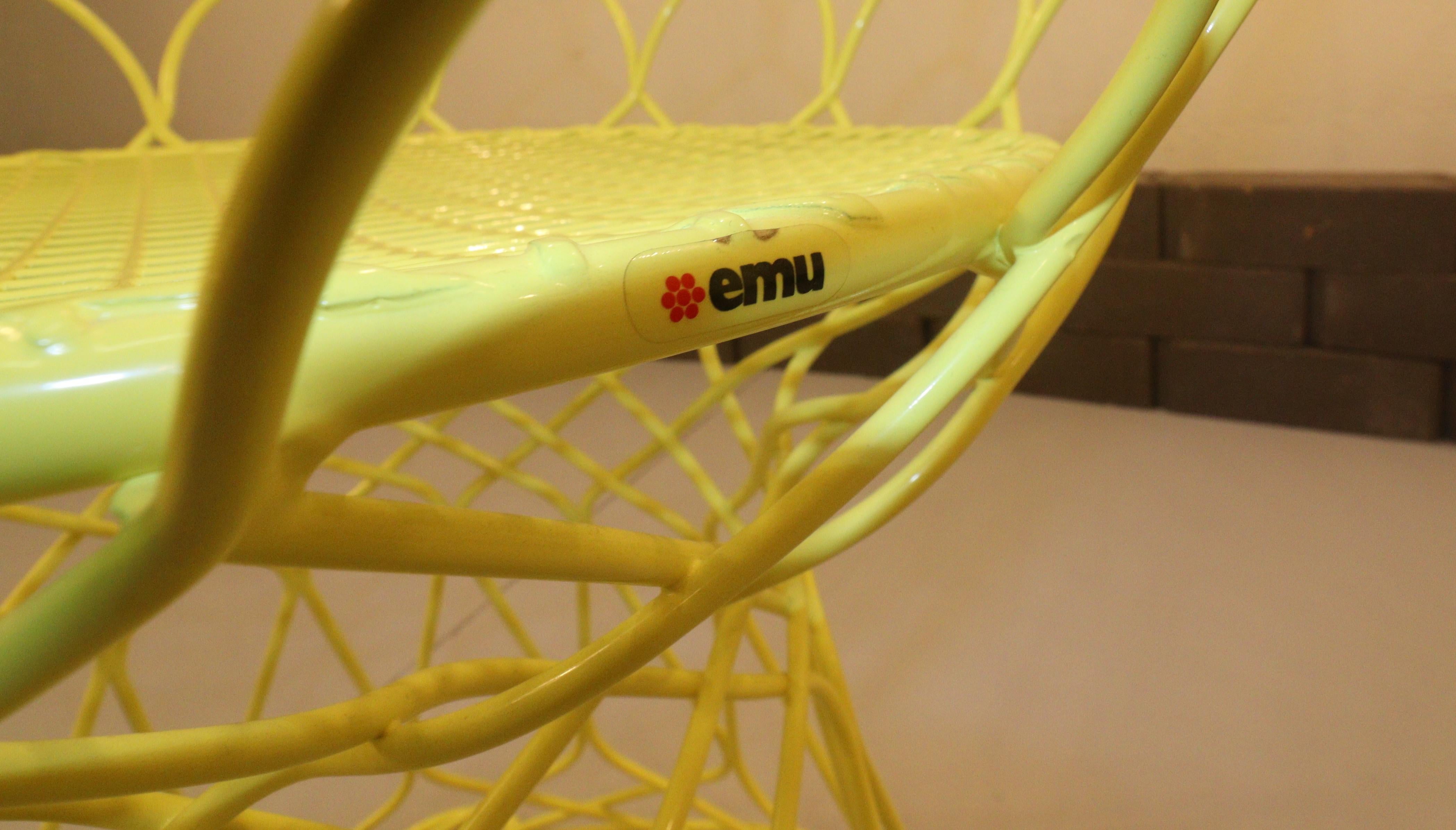 Saldato Emu Re-trouvé Collection by Patricia Urquiola Two Chairs and Table in vendita