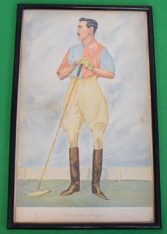 Polo Player ‘Riversdale Grenfell’ (1880-1914) by “Emu” (William Dyson 1880-1938)