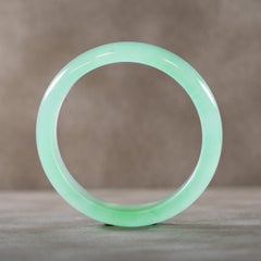 Enairo Light ice Green Jade Bangle
