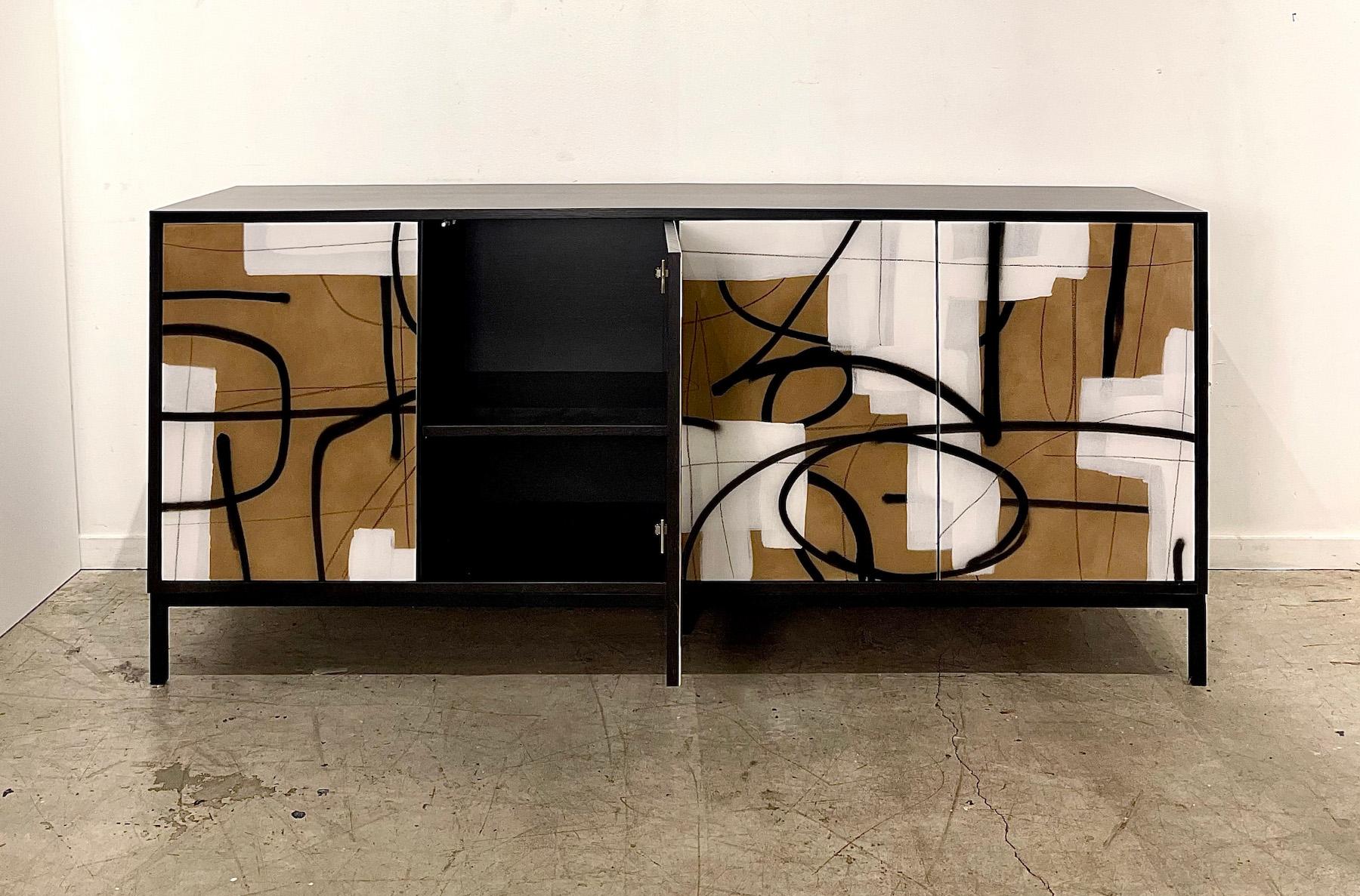 Enamel Abstract Cabinet by Morgan Clayhall – 72