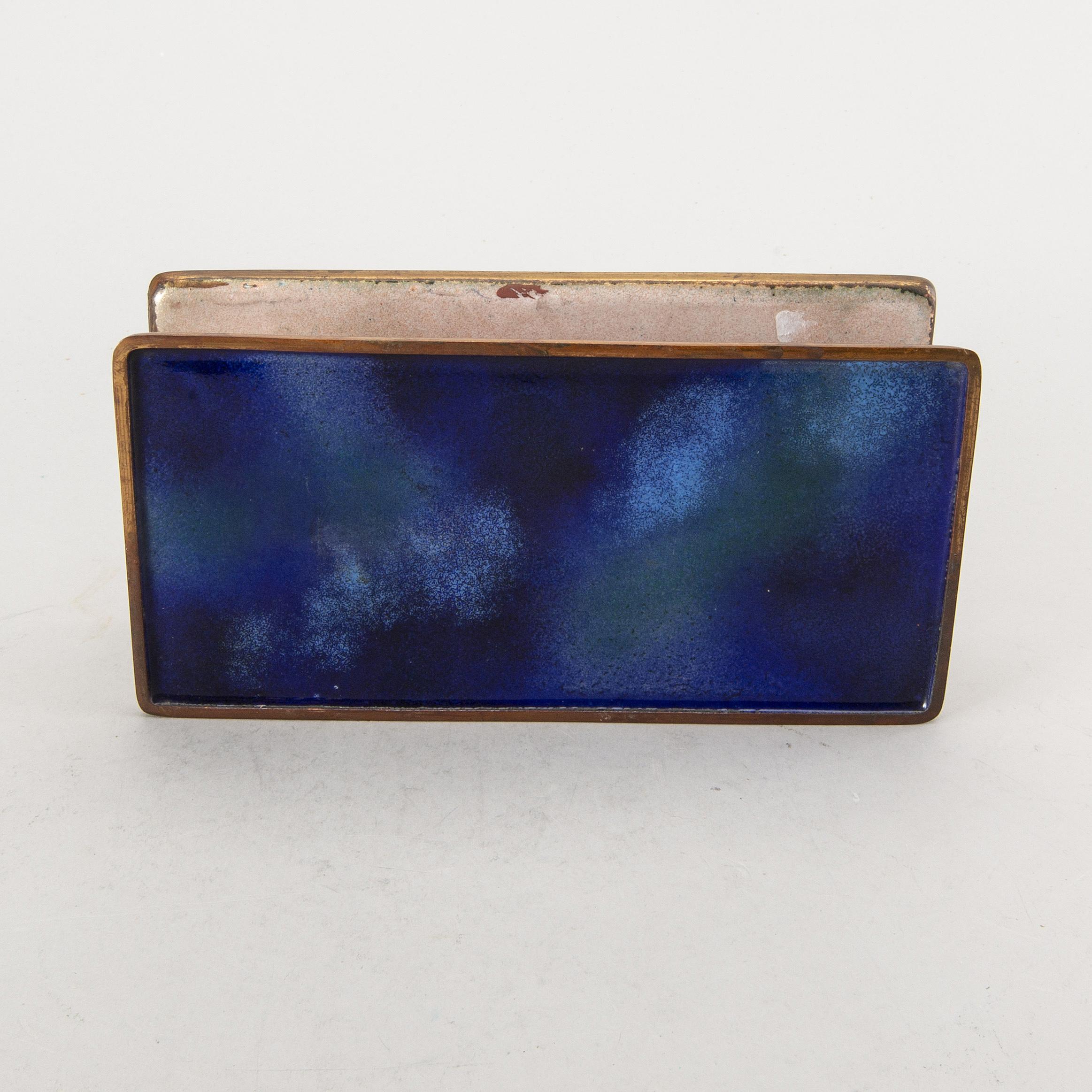 Mid-Century Modern Enamel and Brass Double Sided Door Handles by Gio Ponti and Paolo de Poli For Sale