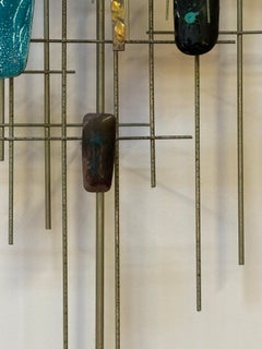 Enamel and wire sculpture by Cranbrook Products/ Malcolm Moran & Don Buby