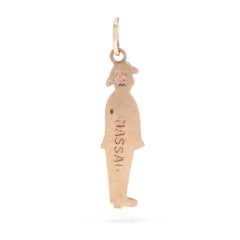 Enamel Bahamas Souvenir Charm, 10KT Yellow Gold