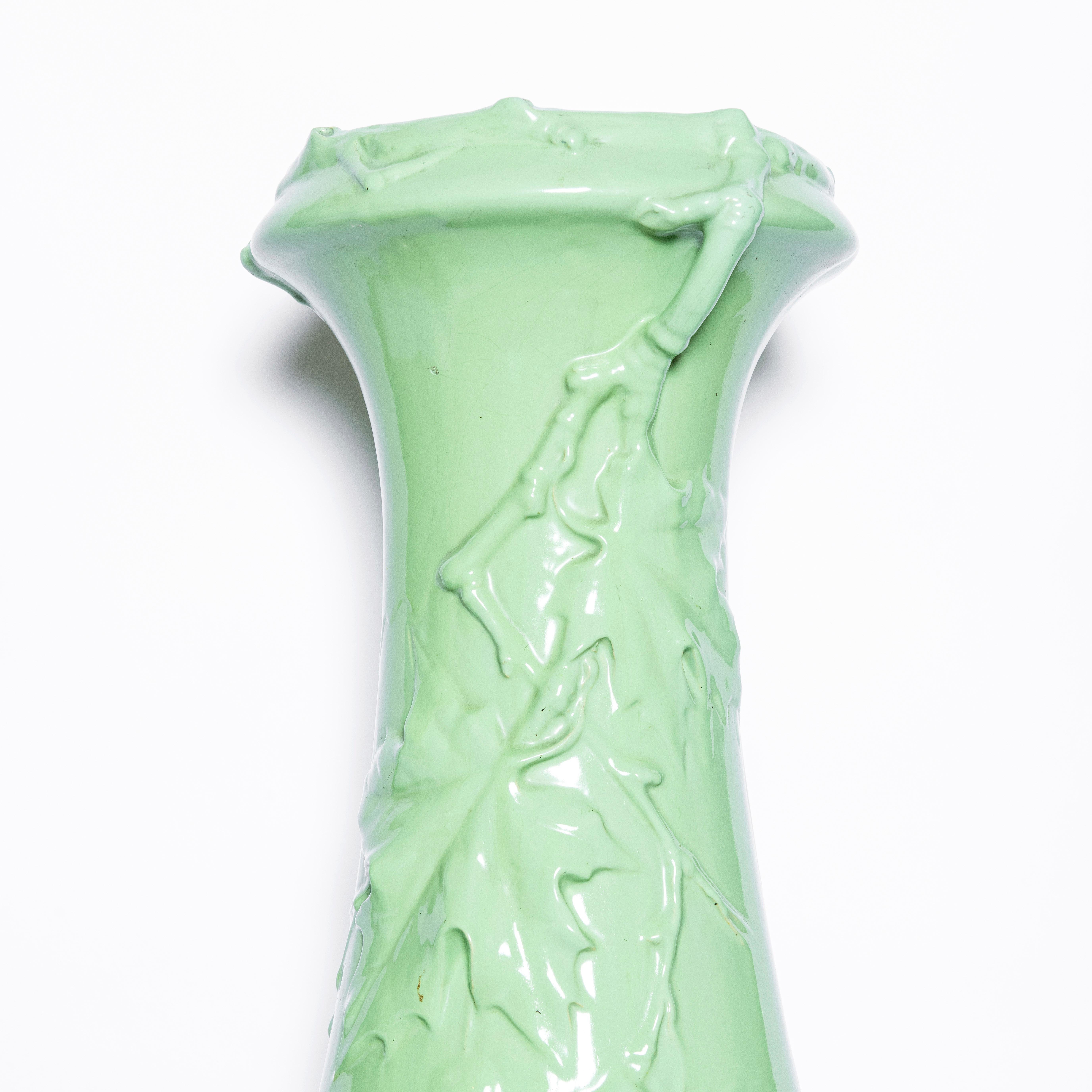 Céramique Jardinière en céramique émaillée, période Art nouveau, France, début du 20e siècle en vente