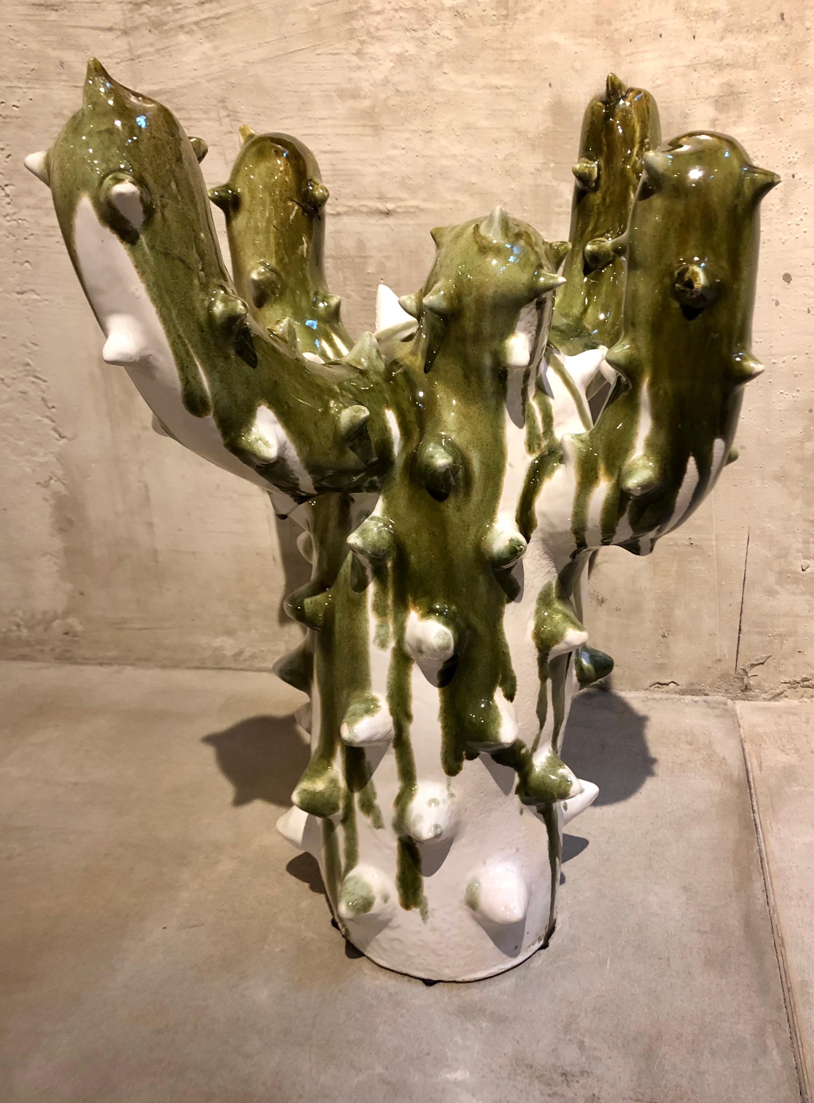 Enamel Ceramic Sculptures by Desiree De Rdidder, Argentine Contemporary Artist For Sale 1