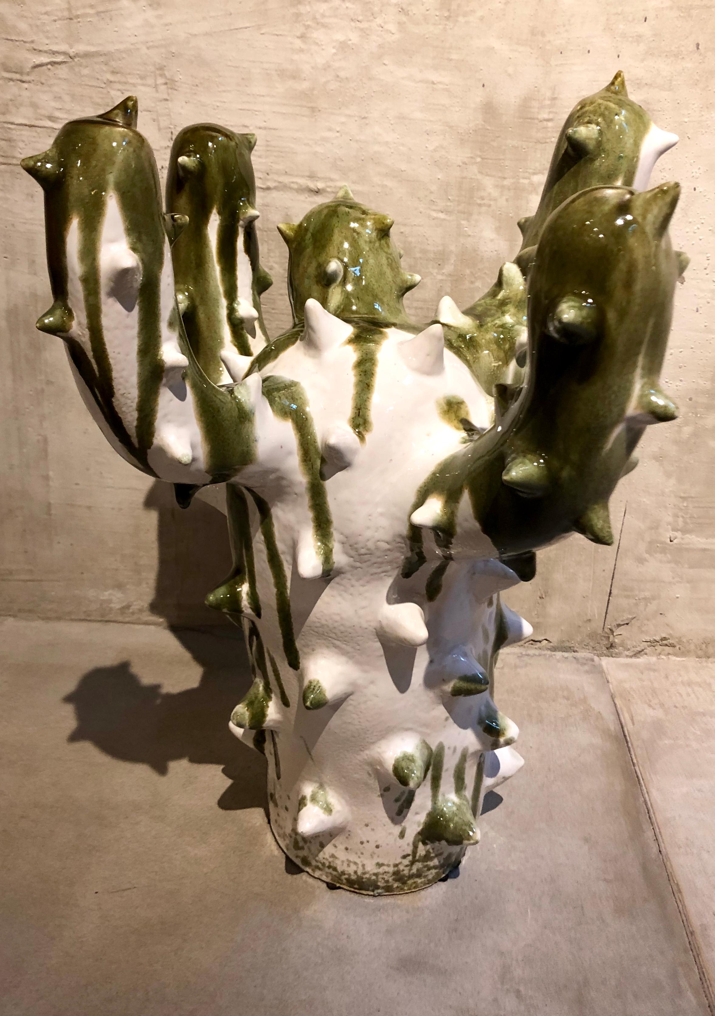 Enamel Ceramic Sculptures by Desiree De Rdidder, Argentine Contemporary Artist For Sale 2