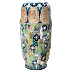 Vase en céramique émaillée signé Amphora, Autriche, vers 1920