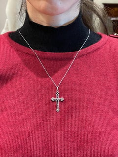 Enamel Cross Pendant