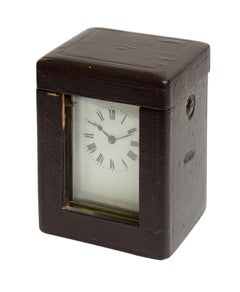 Enamel Dial French 8 Day Carriage Clock, circa 1920