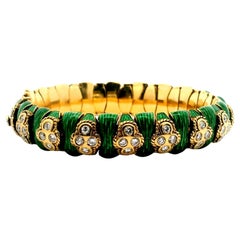Enamel Diamond Bracelet