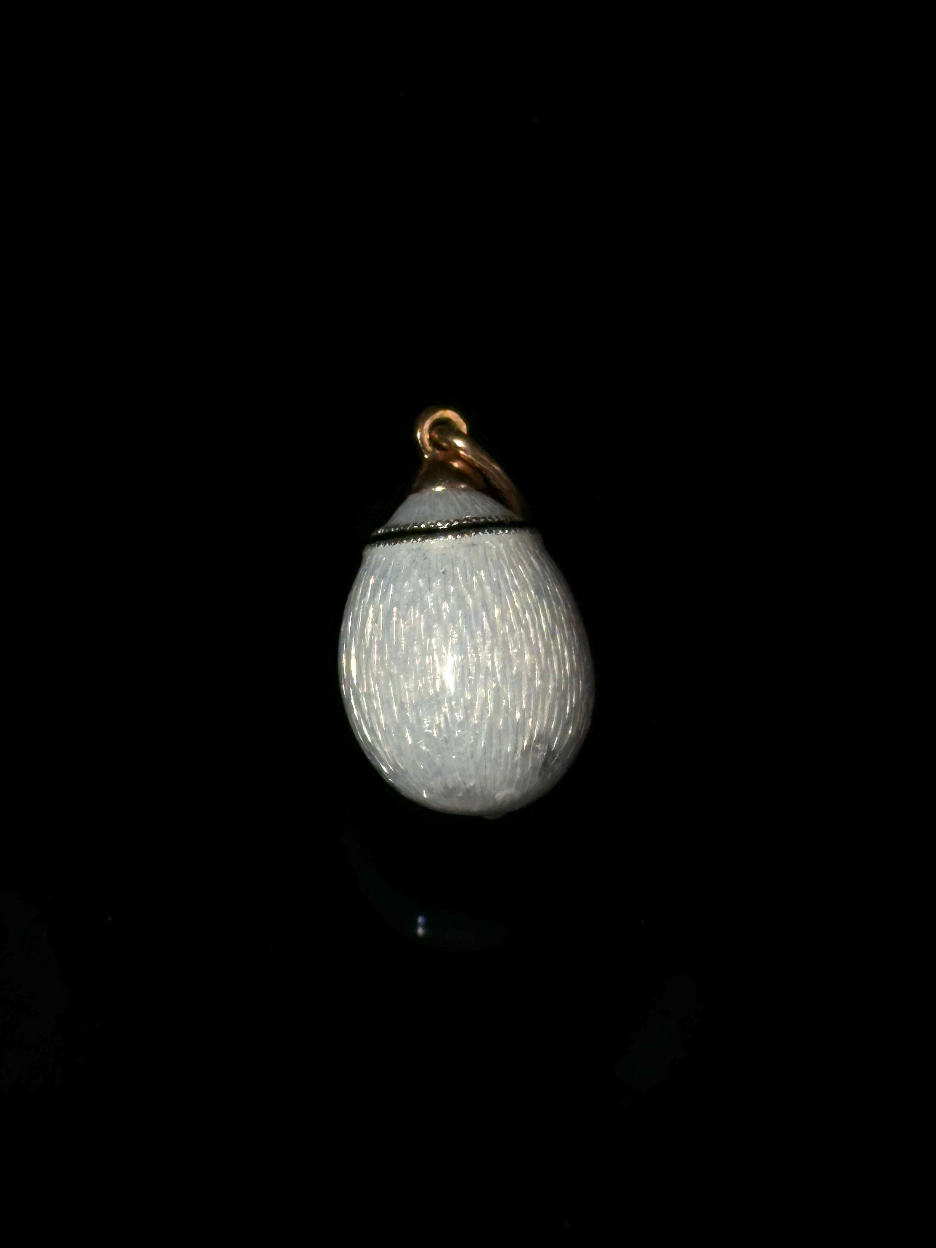 Colgante Huevo Esmaltado Oro 18k Plata Rubí Esmeralda Arte Ruso estilo Faberge 1