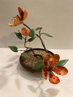 Enamel Flower in Pot