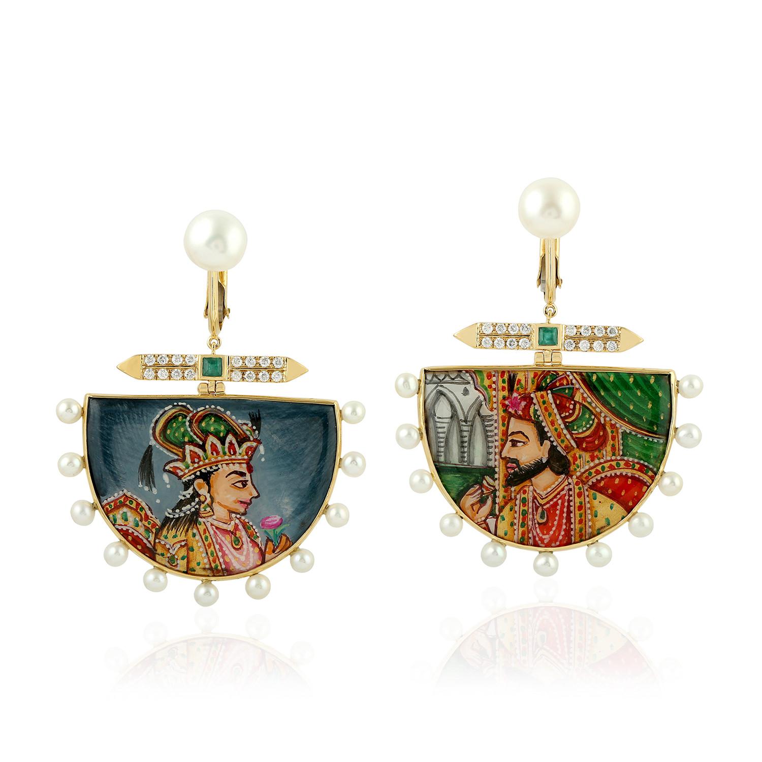 maharaja earrings