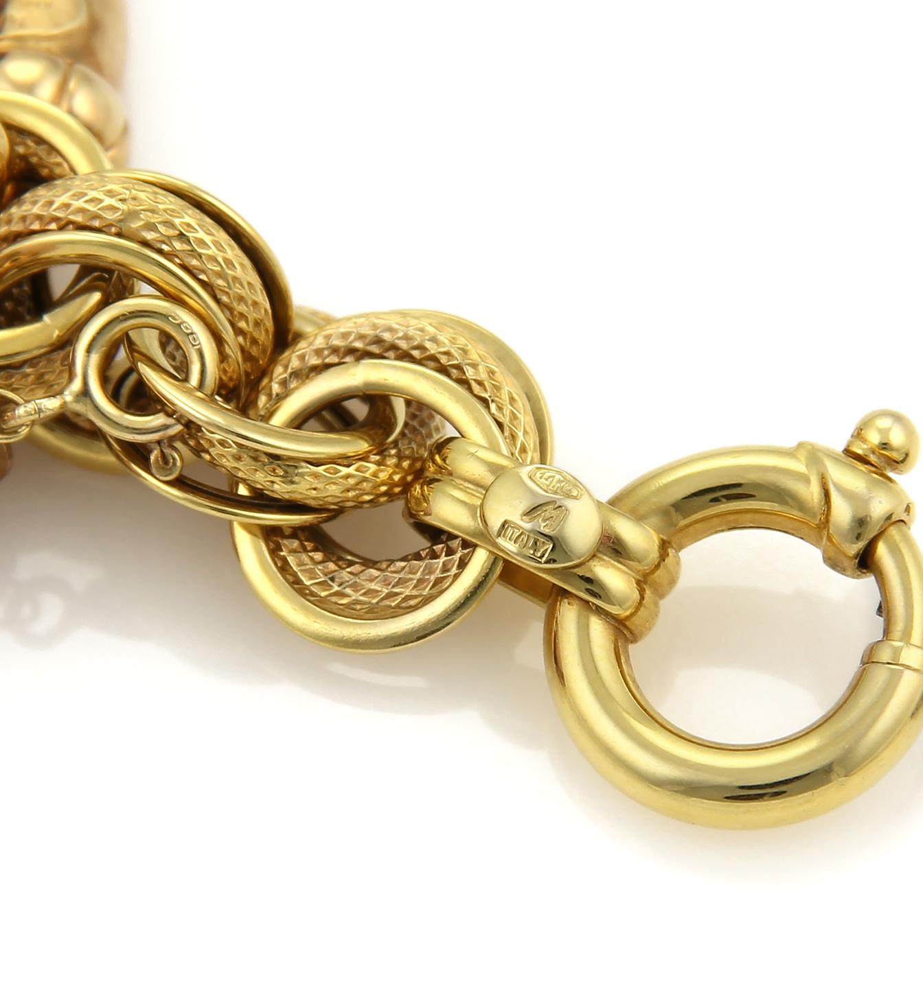 large charm bracelet