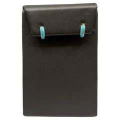 Abbracci smaltati in oro giallo 14kt - smalto blu, 0,7 grammi