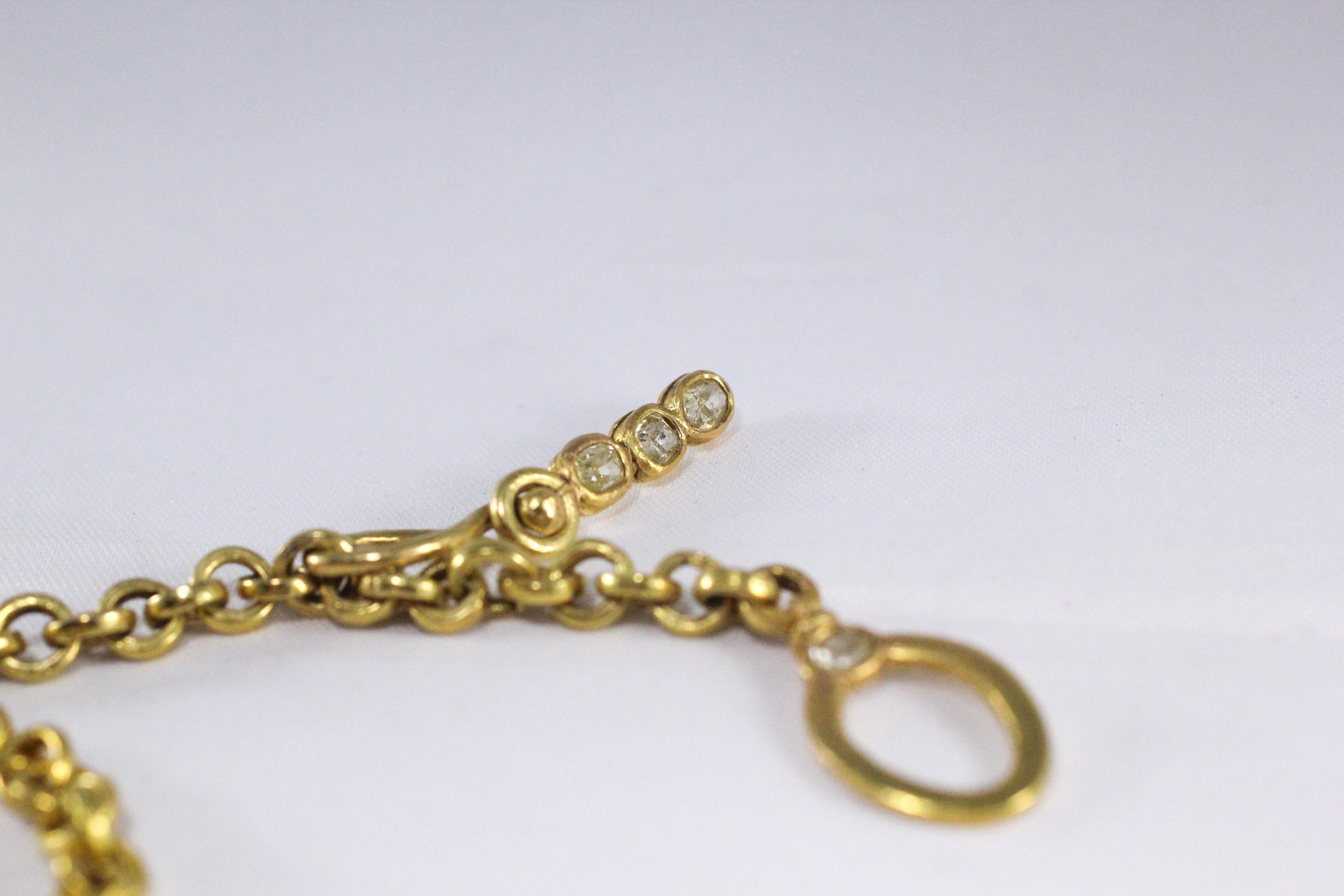 Emaille Magen David 18K Gold Kette Halskette Diamant-Anhänger und Knopfleiste mit Anhänger im Angebot 10