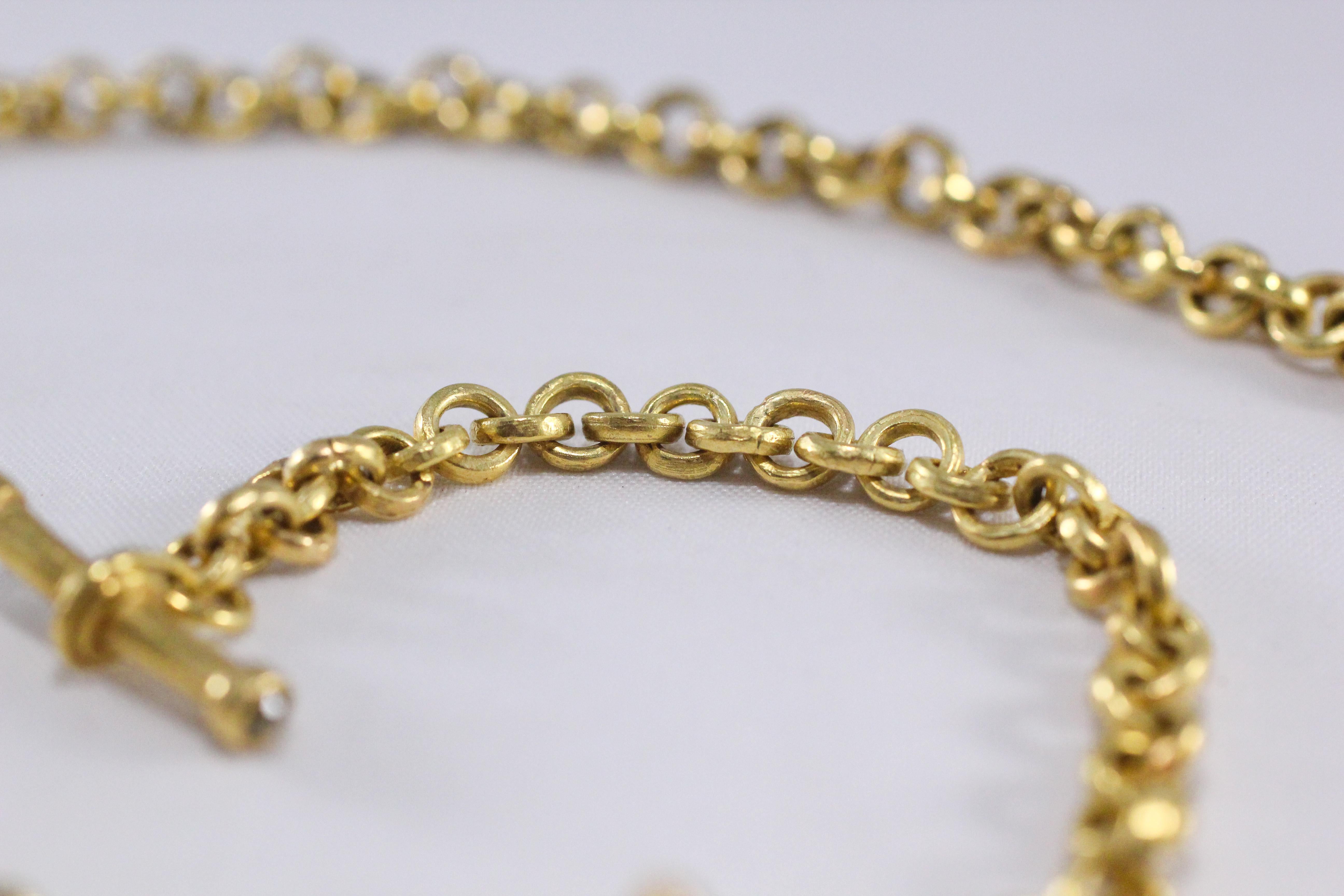 Emaille Magen David 18K Gold Kette Halskette Diamant-Anhänger und Knopfleiste mit Anhänger im Angebot 1