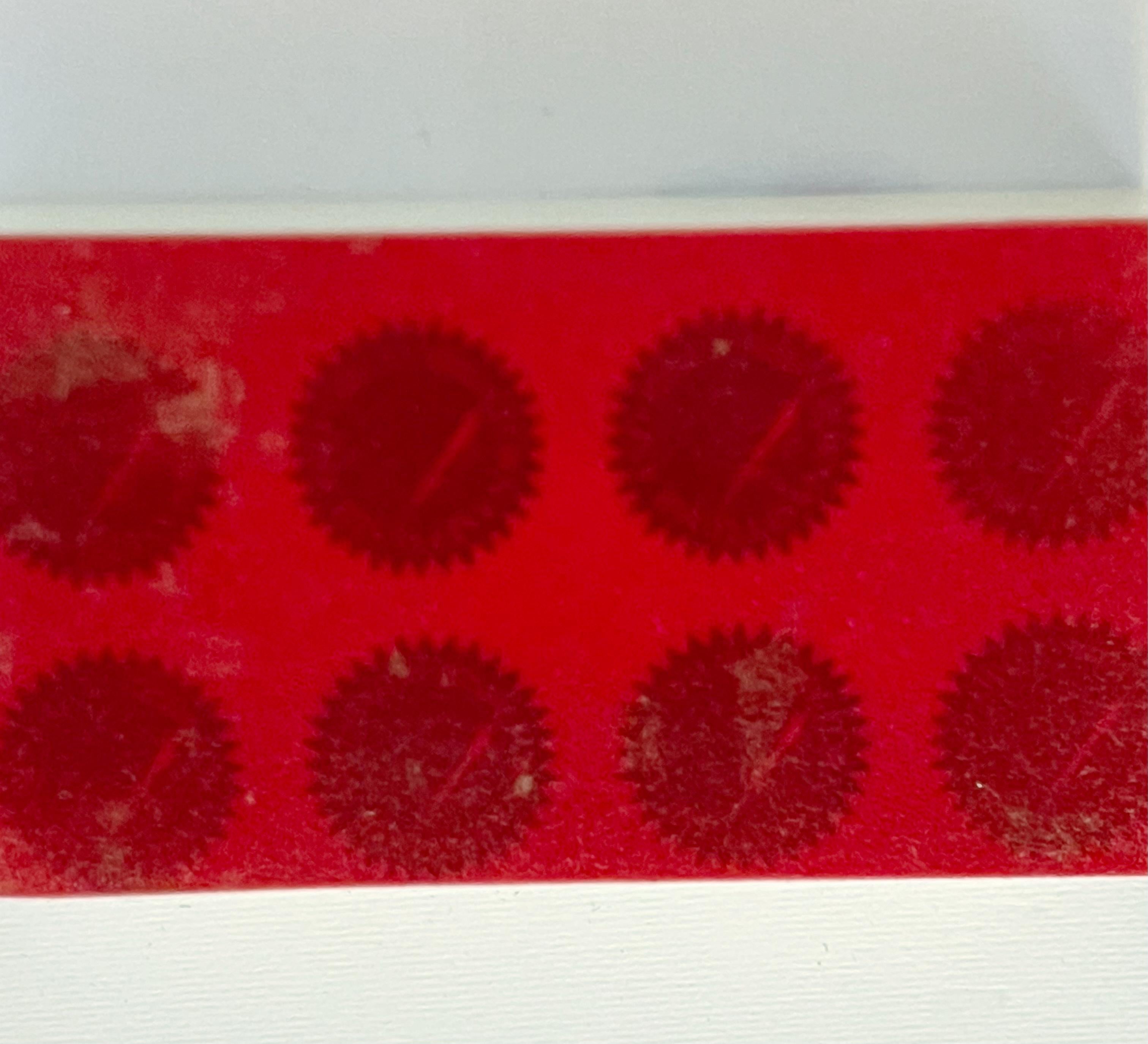 Fornasetti Caja de metal esmaltado de caoba en venta 2
