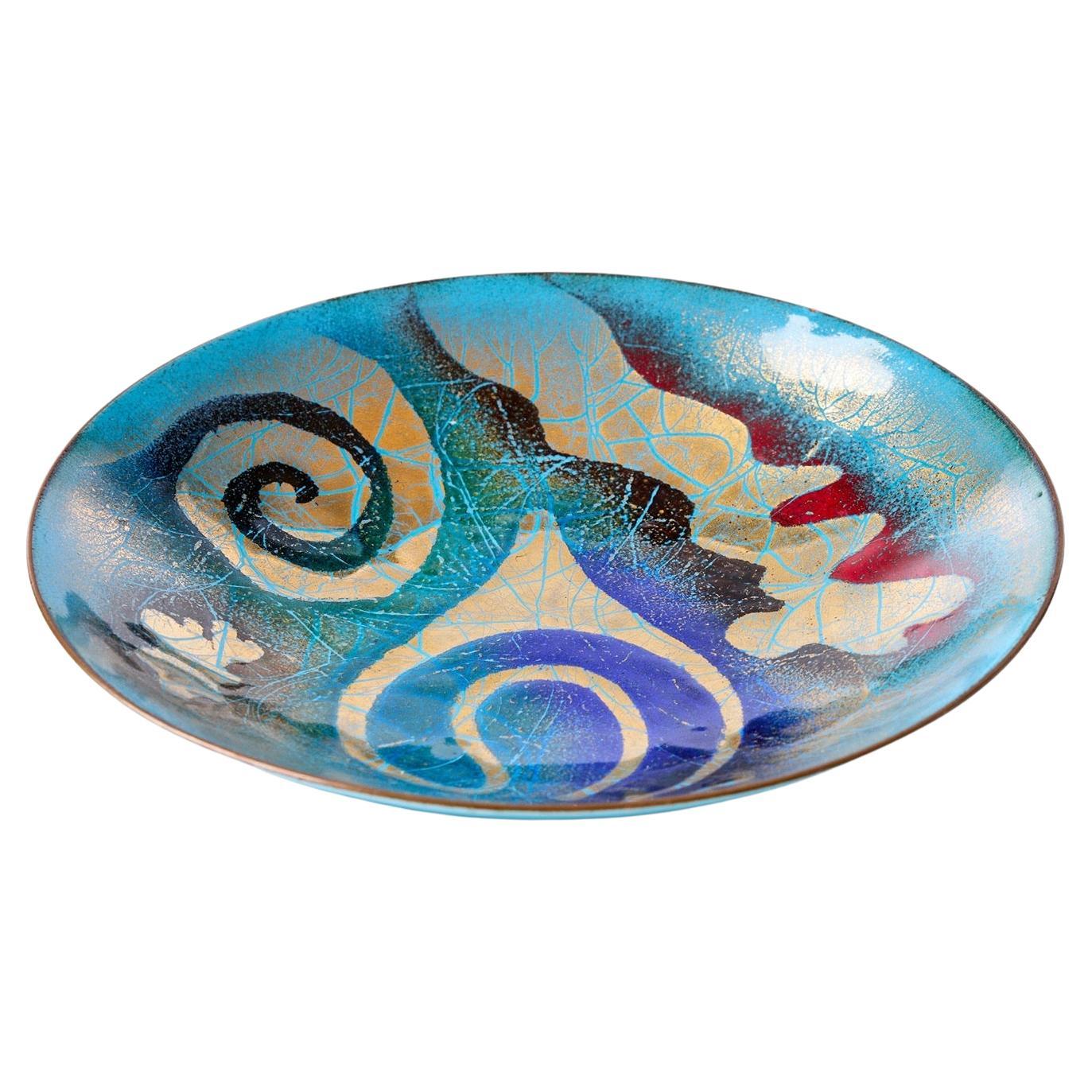 Enamel on Copper Bowl