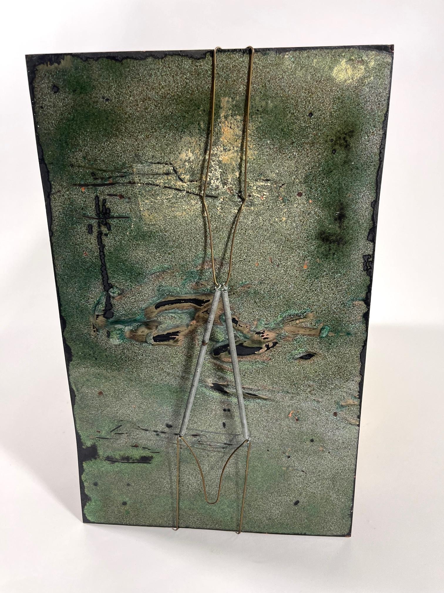 Enamel on Copper Cat Figure For Sale 1