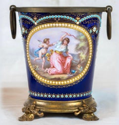 Emaille Pflanzgefäße