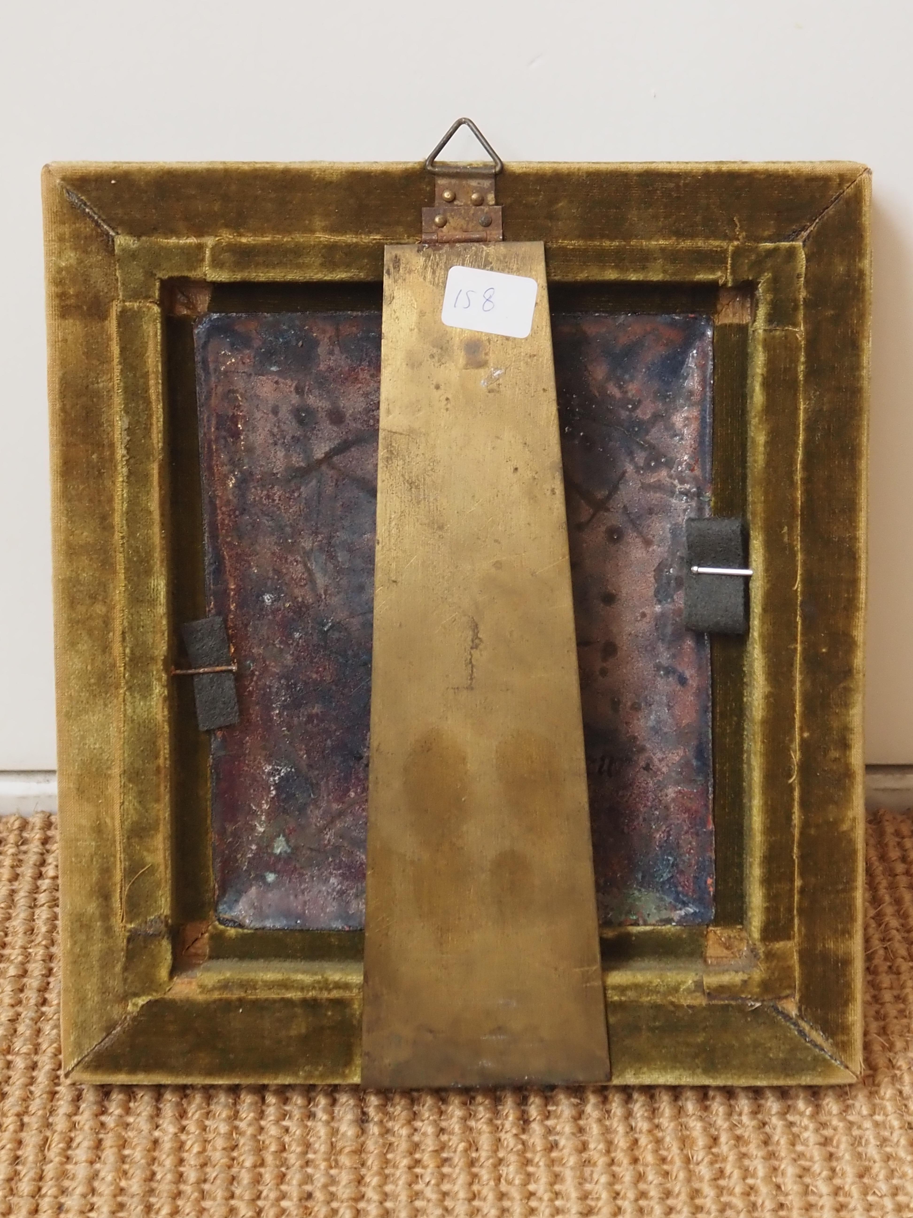 Plaque d'émail Madonna with Child Materdei, Jean Laudin, France, C.C. en vente 12