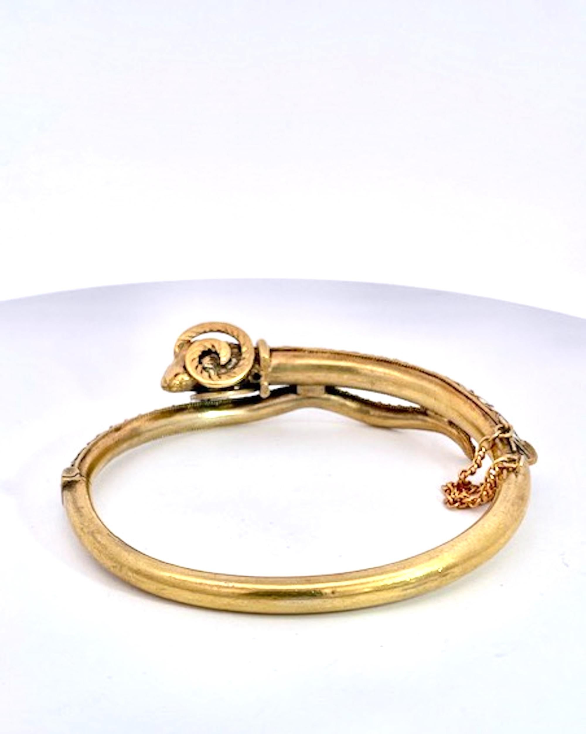 Pulsera Carnero Esmaltada 14K en venta 7
