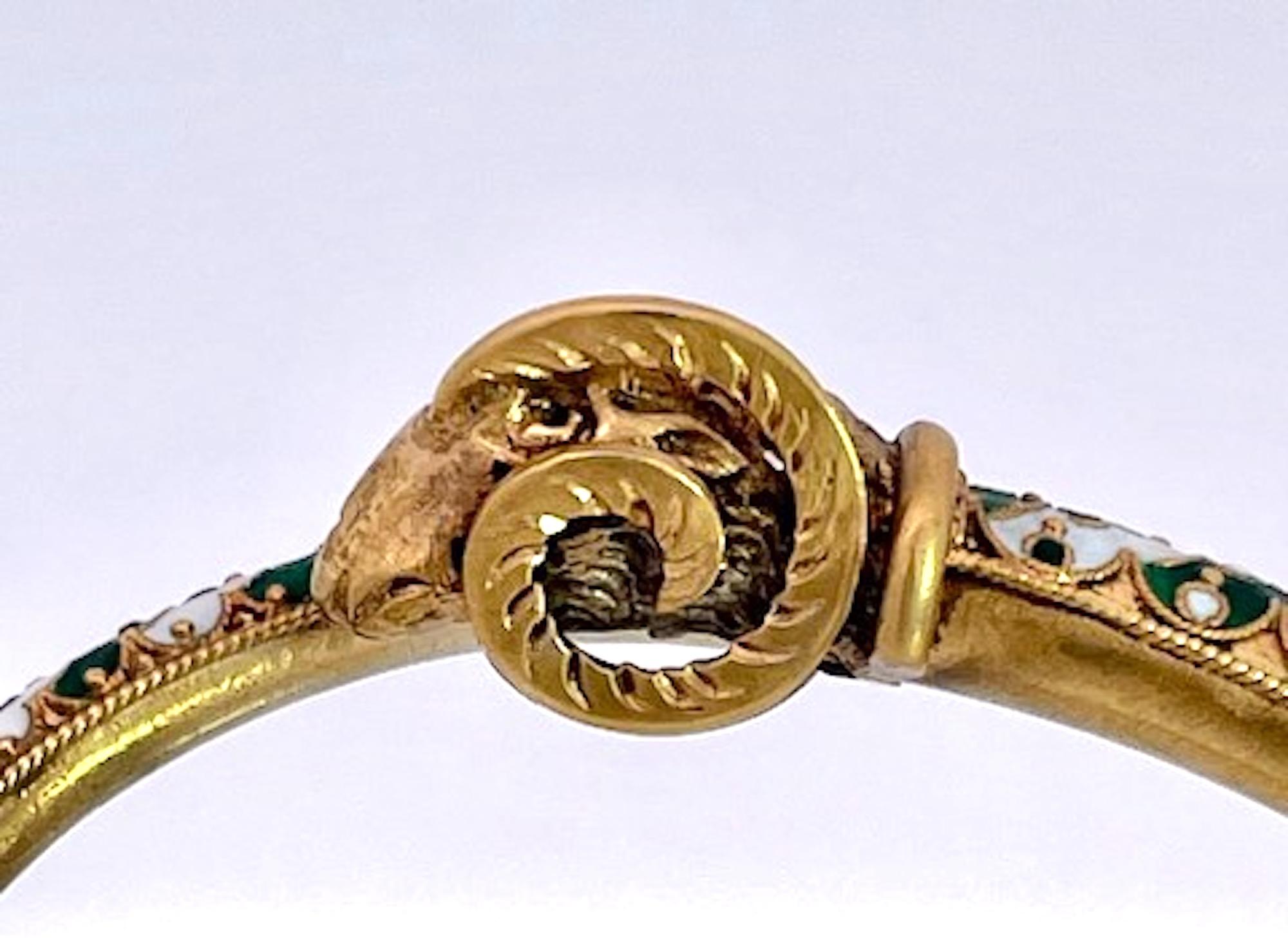 Pulsera Carnero Esmaltada 14K en Bueno estado para la venta en North Hollywood, CA