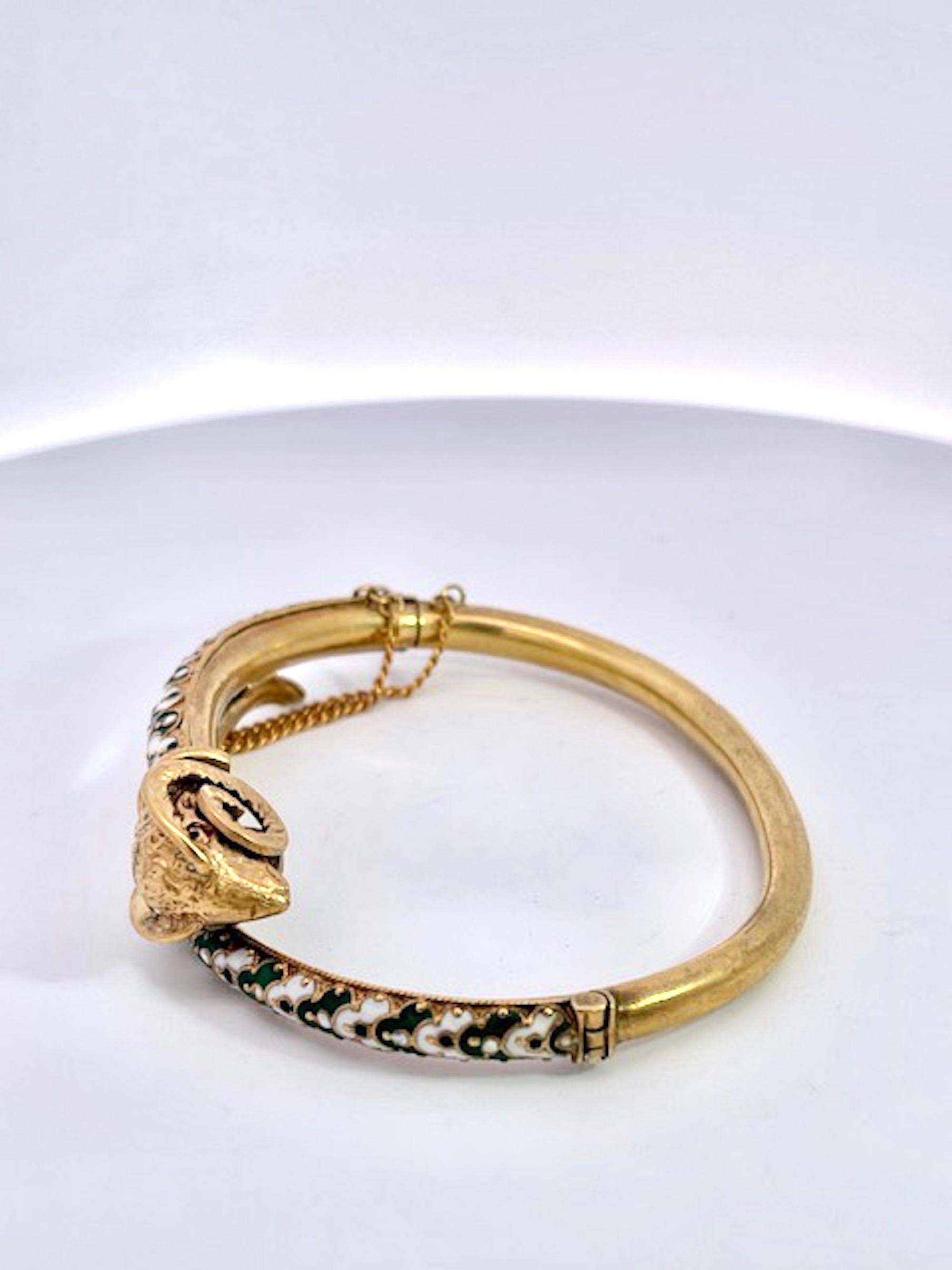 Pulsera Carnero Esmaltada 14K en venta 3