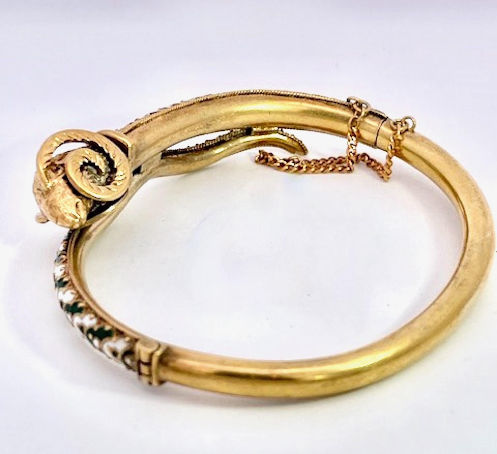 Pulsera Carnero Esmaltada 14K en venta 4