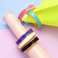 Enamel Ring (Pink)