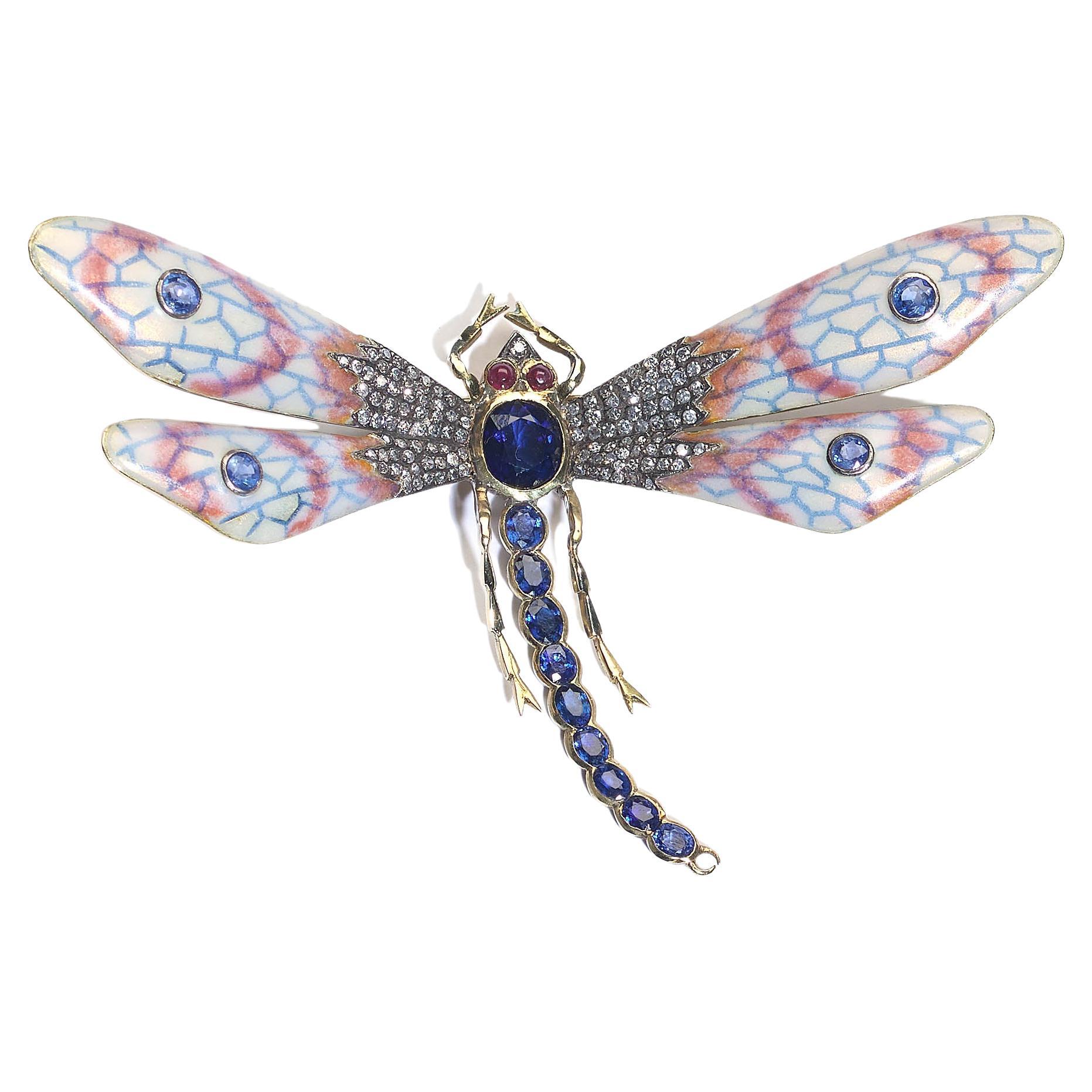 Dragonfly Brooch - 92 For Sale on 1stDibs