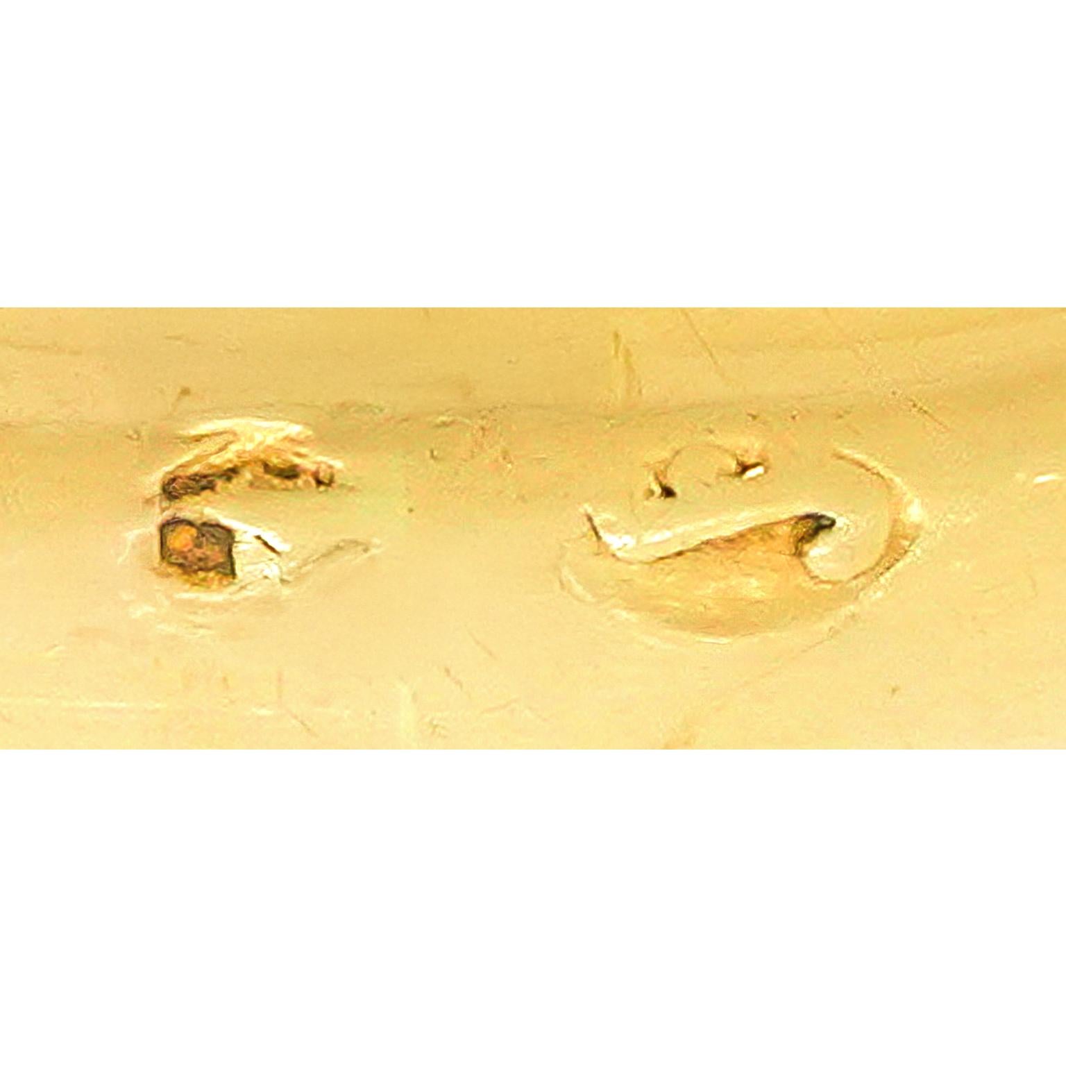 Enamel Signet Ring For Sale 1