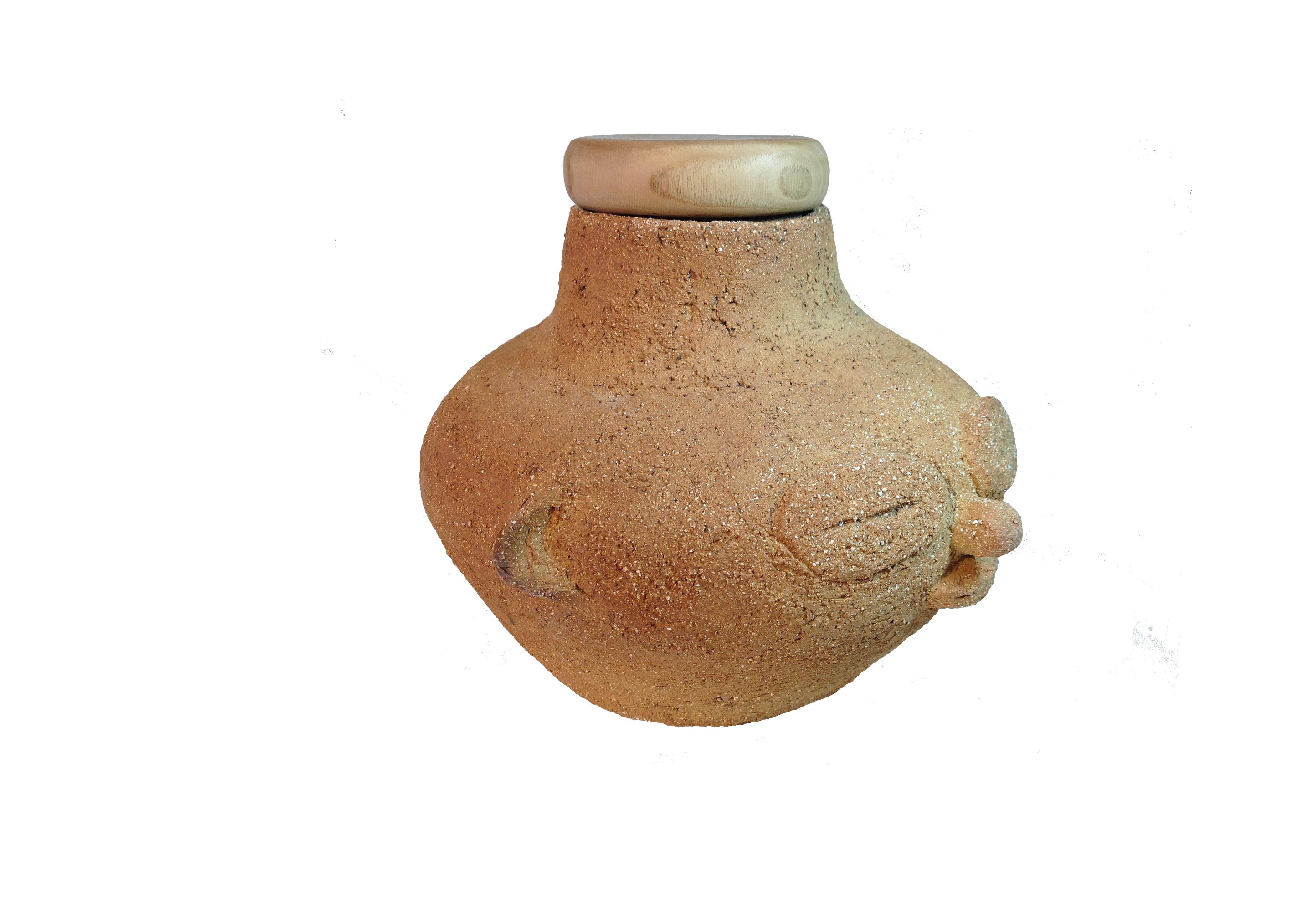 Emaille-Vase, einzigartig, von Meritxell Duran (Moderne) im Angebot