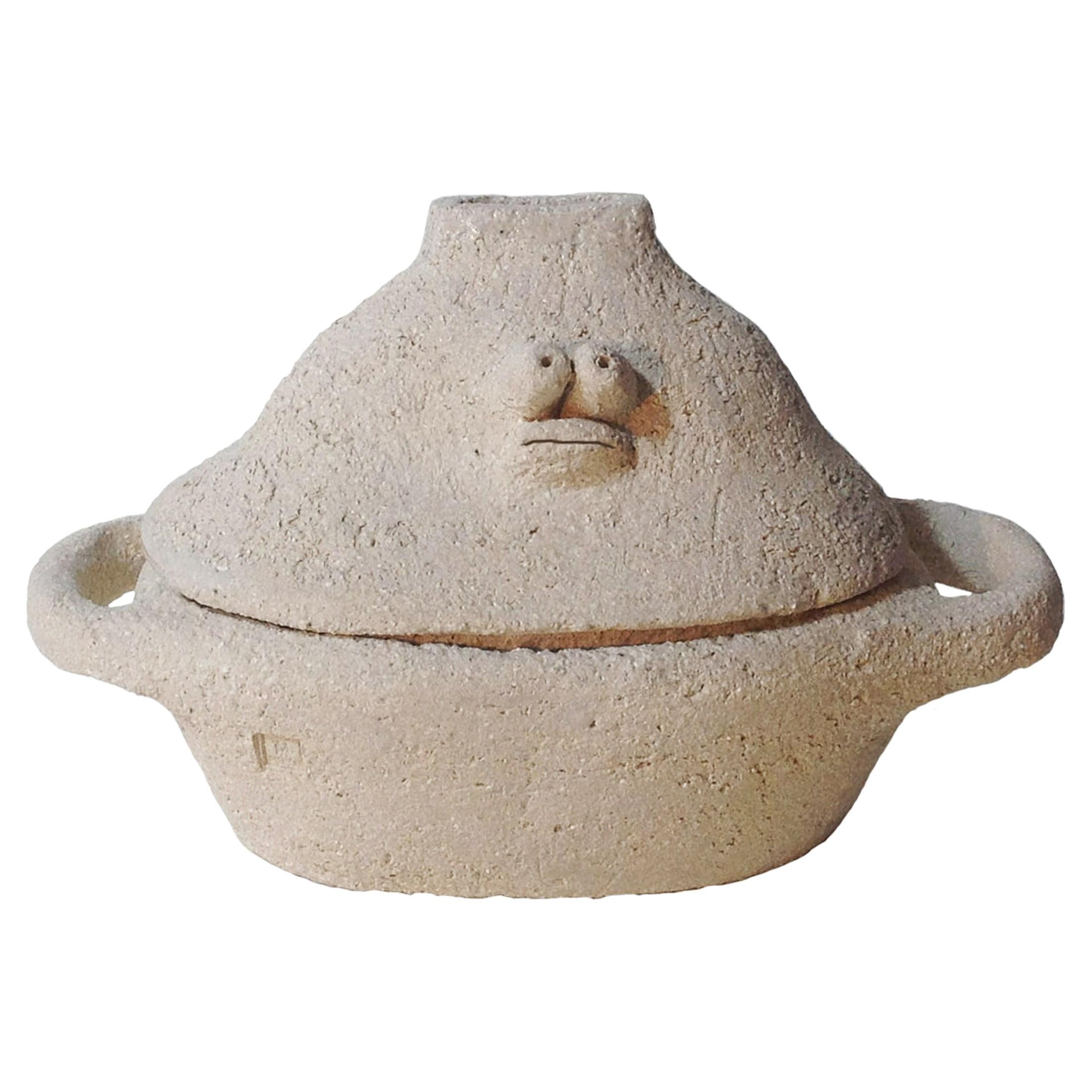 Emaille-Vase, einzigartig, von Meritxell Duran im Angebot