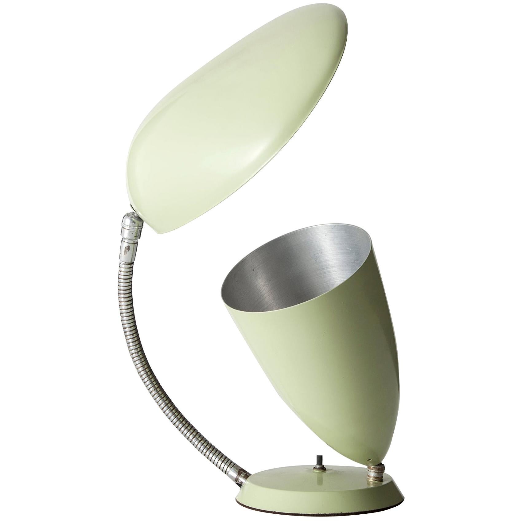 Enameled Aluminum Table Lamp by Greta Magnusson Grossman