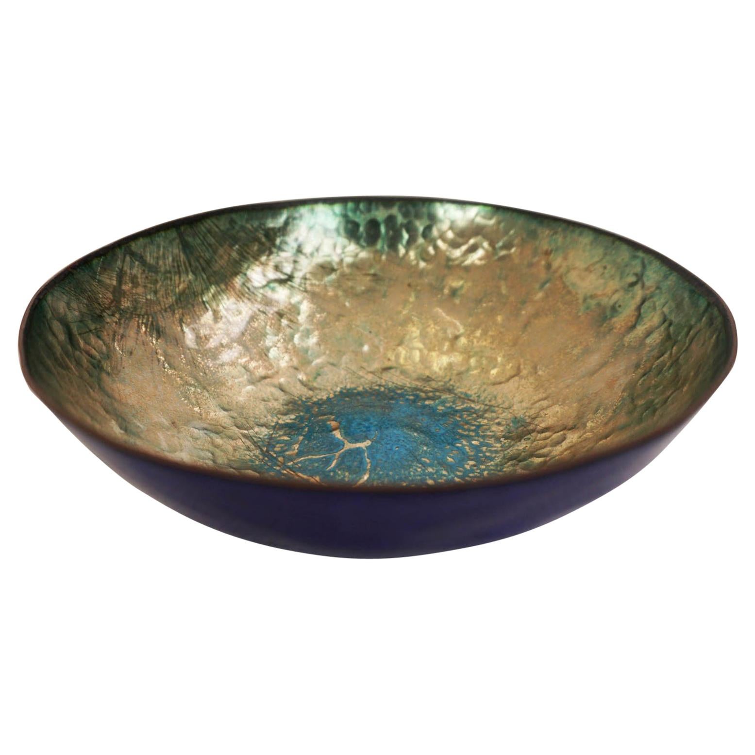 Enameled Bowl by Paolo De Poli, 1950, Italy For Sale