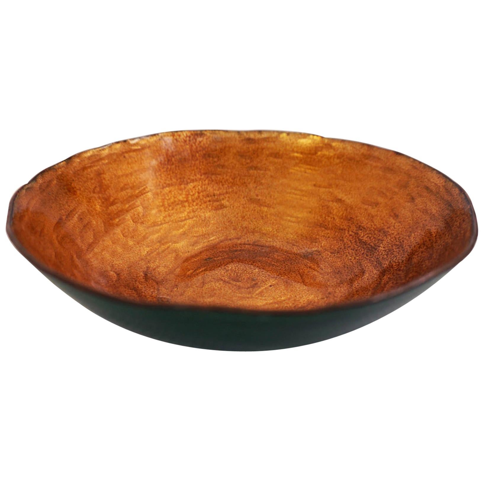 Enameled Bowl by Paolo De Poli, 1950, Italy For Sale