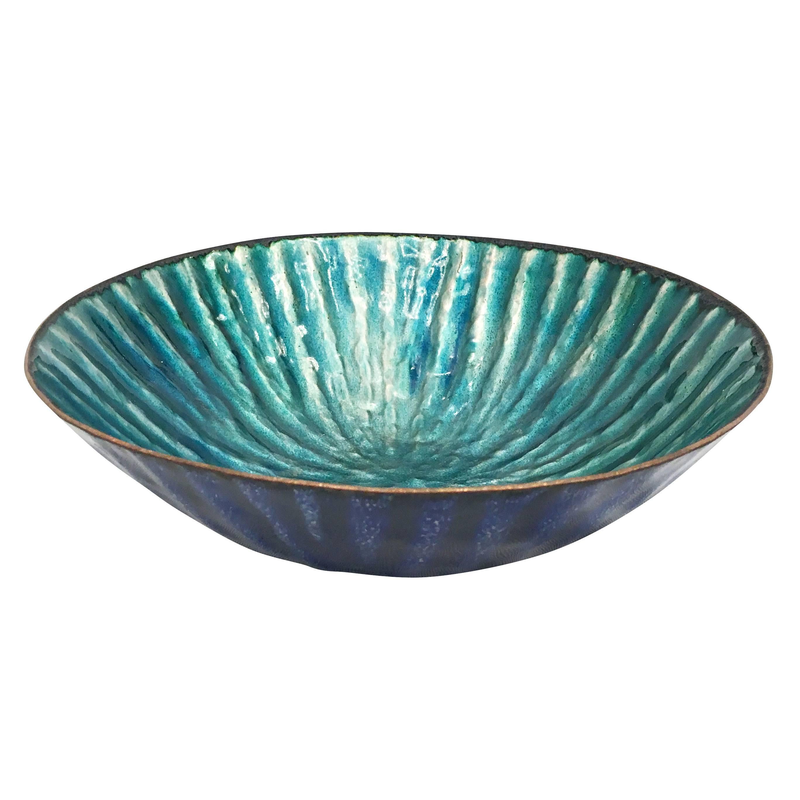 Enameled Bowl by Paolo DePoli, Italy, 1960s