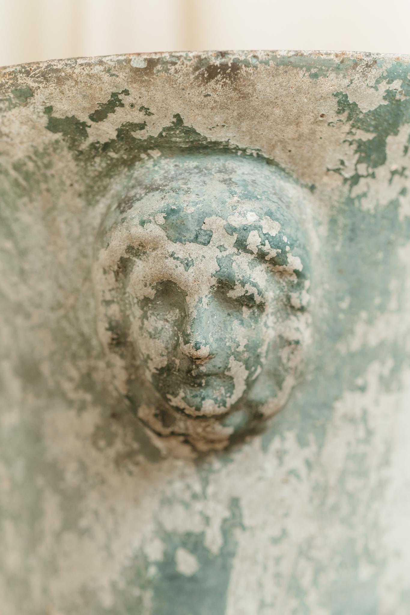 enameled castiron vase de Rouen ... 3