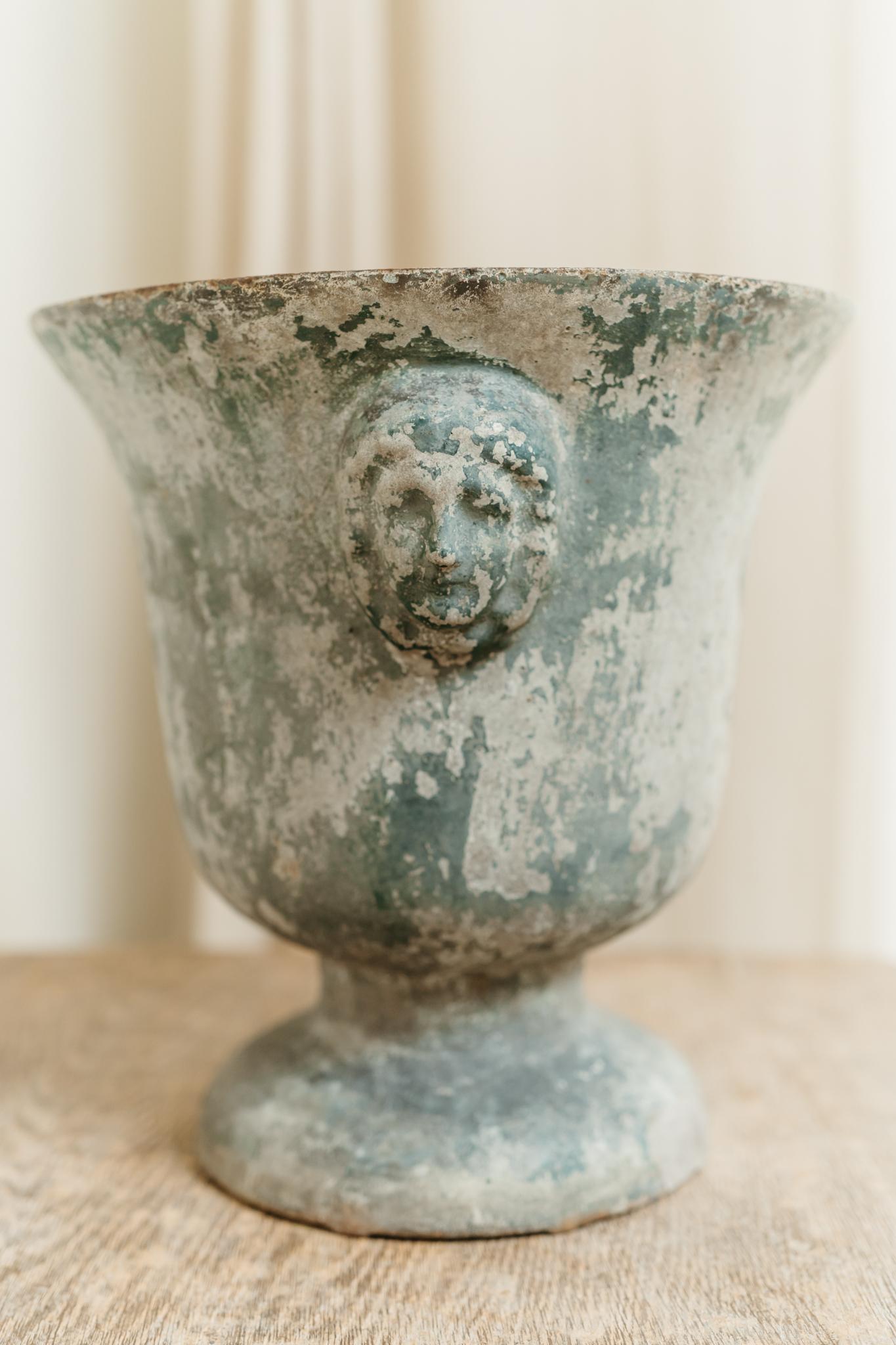 enameled castiron vase de Rouen ... 5