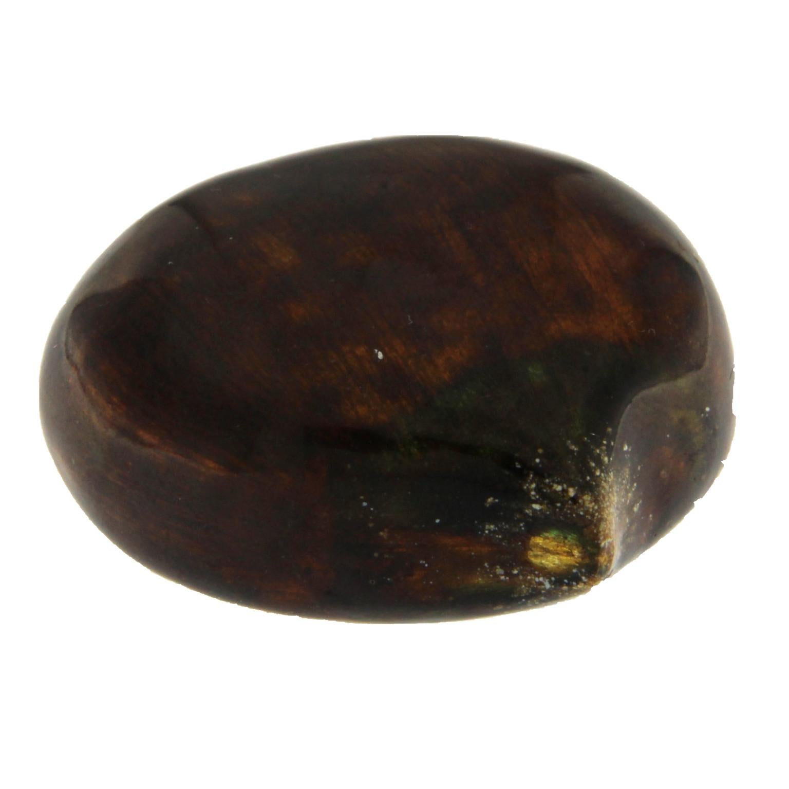 Unique 18K Chestnut-Shaped Pill Case with Enamel For Sale 1