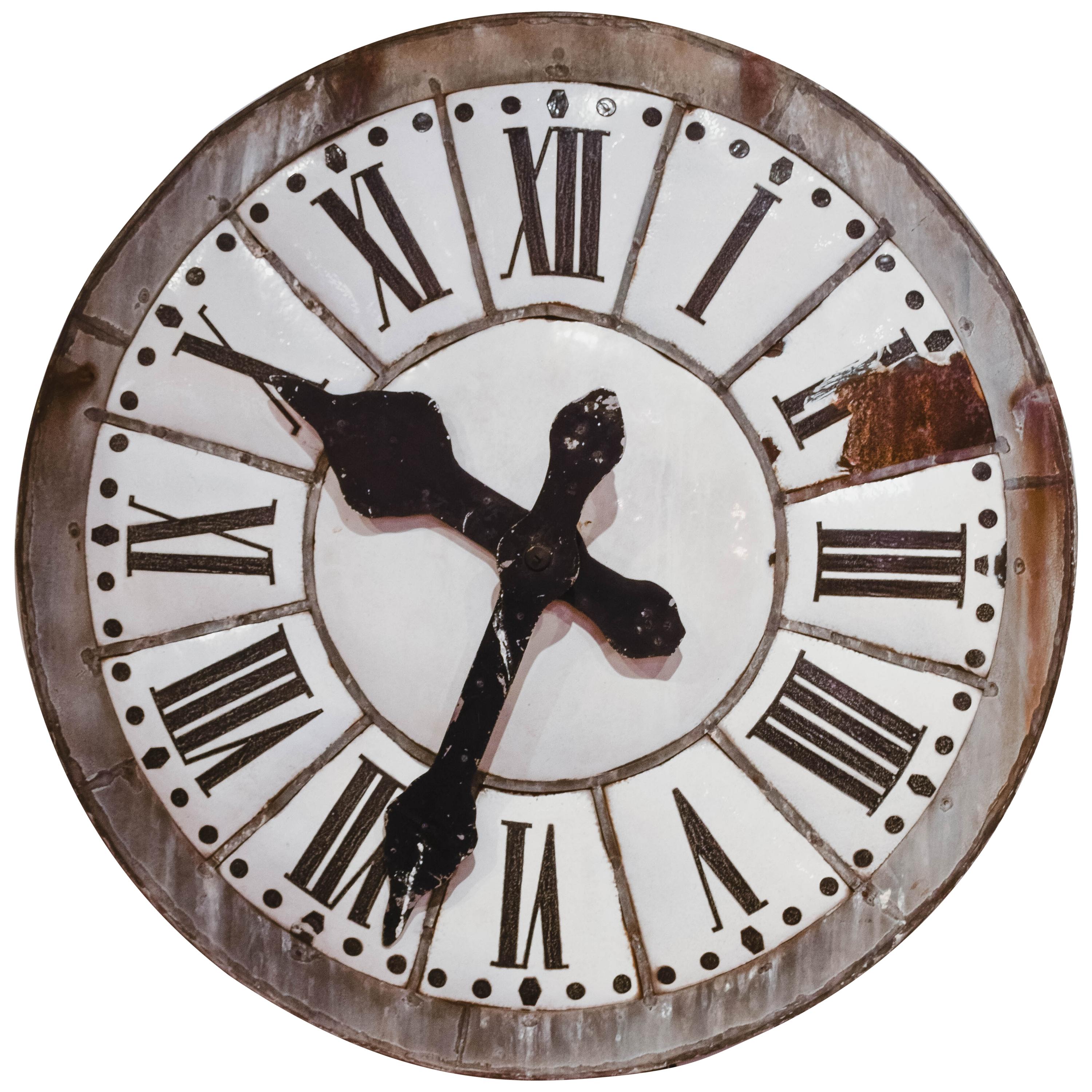 Enameled Clockface