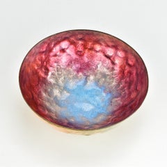 Enameled Copper Bowl Dish Paolo De Poli Italian Mid Century Modern Gio Ponti Era