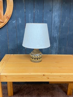 Enameled Earthenware Lamp Attributed to Georges Pelletier