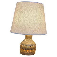 Vintage Enameled Earthenware Lamp Attributed to Georges Pelletier
