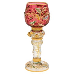 Copa de vino de cristal esmaltado by Moser
